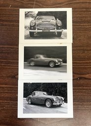 3 Matted Vintage Car Photographs