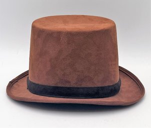 Brown Suede Coachman Hat