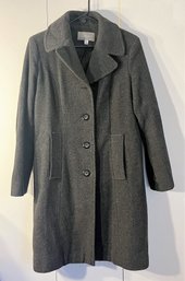 Croft & Barrow Wool Women's Over Coat - Size M - C6