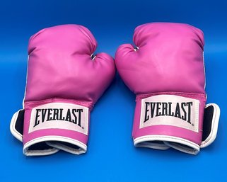 Pair Of Pink Everlast Boxing Gloves