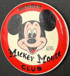 Vintage Mickey Mouse Club Pin - (T29)
