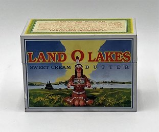 Vintage Land-o-lakes Sweet Cream Butter Metal Tin