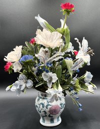 Spring Arrangement In Pretty Ceramic Vase - (B1)