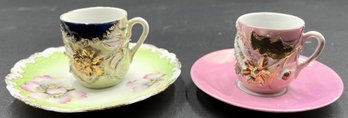 Vintage Miniature Teacups With Saucers - (FR)