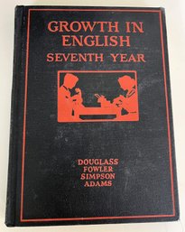 Growth In English Seventh 1936 - (B3)