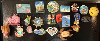 Collection Of Magnets From Around The World - (K)