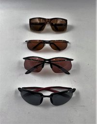 Lot Of 4 Bolle Sunglasses & Cases