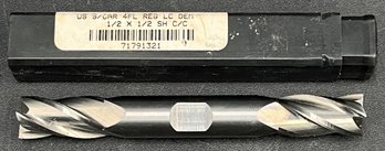Double Side End Mill 1/2' X 1/2' Carbide 4FL - (T33)