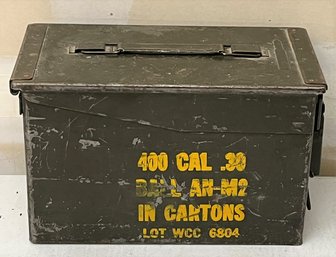 Vintage 400 CAL. 30 Cartridges BALL M2 In Cartons Ammo Box