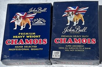 Lot Of 2 John Bull Premium Heavy Duty Chamois - NEW In Box