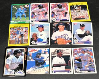 Lot Of 12 Baseball Cards - (T34)