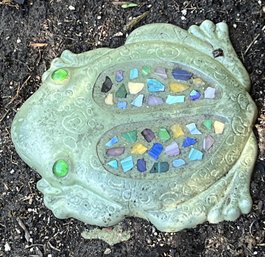 Mosaic Frog Stepping Stone