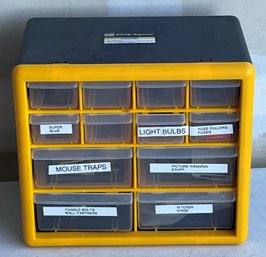 Organizer 12 Drawer Multi-Purpose Storage  - With Contents
