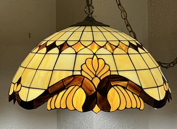 Stained Glass Hanging Lamp