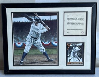 'The King Of Swat' Babe Ruth Collector Frame