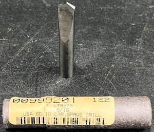 5/16 Carbide Spade Drill - (T34)