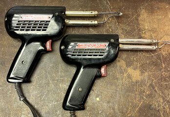 Lot Of 2 Weller Soldering Guns (Model #D-550 & #D-440)