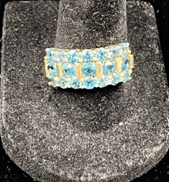 Topaz Ring Set In 10KT Gold #117