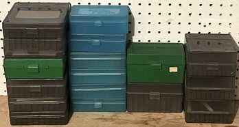 Lot Of 17 Assorted Size Ammo Cases - (GW)