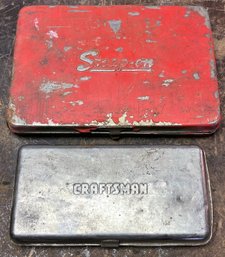 Vintage SNAP-ON & CRAFTSMAN Empty Metal Cases