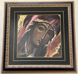 Gorgeous Wood Framed 'My Icon' Signed & Numbered 84/295 By Artist Maritiros Manoukian - (FR)