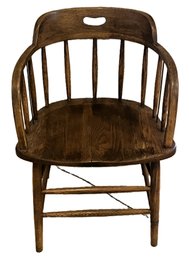 1940s Wood Saloon Chair - (BU)