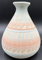 Artist Signed Ceramic Vase - (A1)