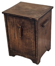 1940s Wood Coal Storage Cabinet - (BU)