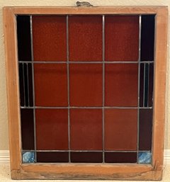 Antique Stained-Glass Window From Church In Mansfield, Texas (2 Of 2) - (BU)