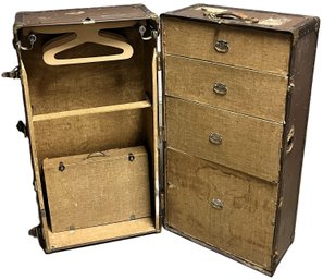 1930s Travel Wardrobe Trunk - (BU)