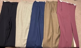Lot Of 5 Pairs Of Women's Pants - Size 10      (C1)