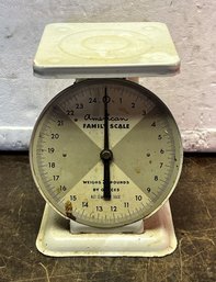 Vintage American Family Kitchen Scale