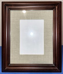 Wood Pottery Barn Matted Frame F#9 - (BB1)