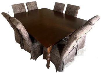 Mahogany Wood Dining Table Able To Seat 12 - (DR)