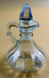 Cute Vintage Clear Glass Cruet