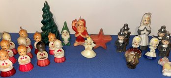 24 Christmas & Thanksgiving Candles Gurley Novelty Co. Native American  - (B)