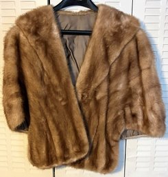 Woman's Fur Or Faux Fur Stole - No Label - Size Unknown - C15