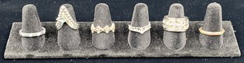 6 Fashion Rings #184