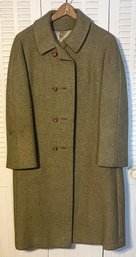 Vintage Bromleigh Of New York Women's Wool Overcoat - C18