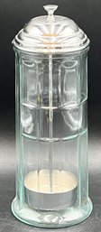 Vintage Glass Straw Dispenser - (K16)