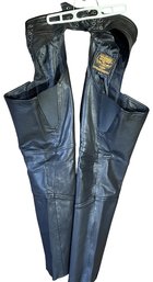 Milwaukee Block Leather Chaps Size Medium - (CC)
