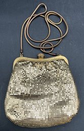 L.A Regale Gold Sequin Cloth Handbag - (K16)