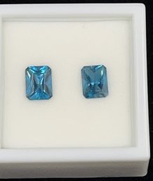 Pair Of 4.0CTW Topaz Gemstones #200