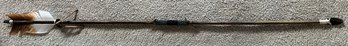 Wood Beaded Feather Stone Tip Arrow From Rocky Mountain National Park - (K16)