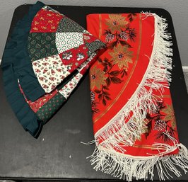 Christmas Tree Table Cloth Bundle - (BU)