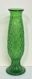 Vintge E.O. Brody Co. Green Glass Vase (G6)