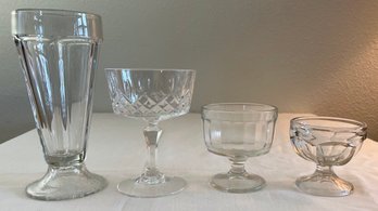 4 Types Of Vintage Stemmed Dessert Glasses