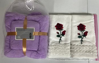 New Face Towel & Fancy Hand Towels (G10)