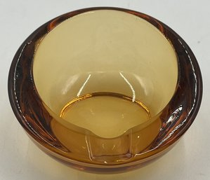 Vintage Amber Ashtray - (HC)