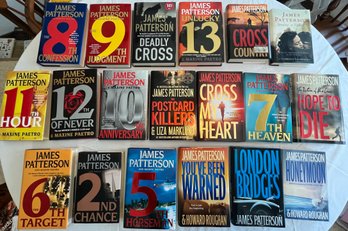 James Patterson Hardcover Book Collection (BB2)